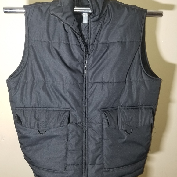 Men's Down Cotton Padded Sleeveless Jacket - Picture 1 of 3